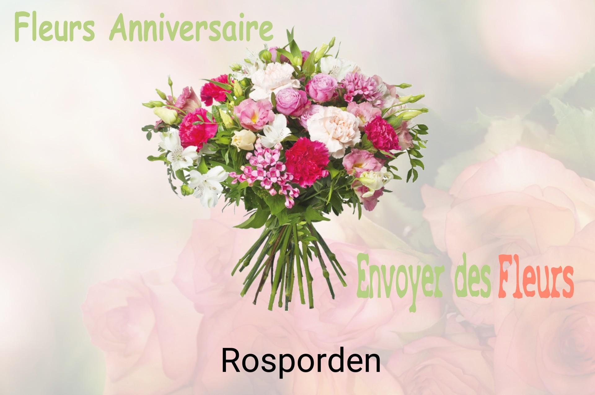 Bouquet de fleurs d’anniversaire livré à Rosporden