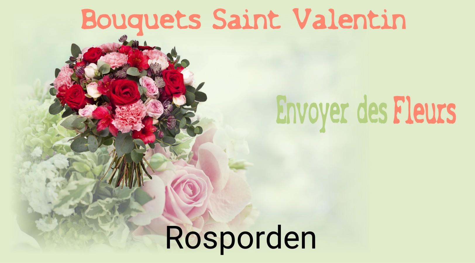 Roses de Saint-Valentin livrées à Rosporden